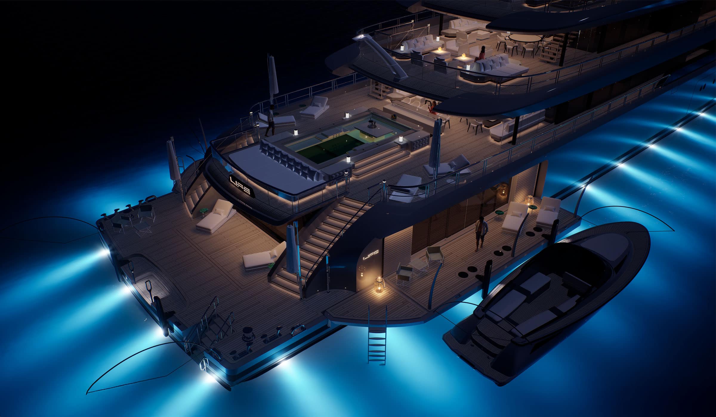 Benetti-HOY-Project-Life-85M-Exteriors-03-Carousel-04-Pool-Area-Night_NEW