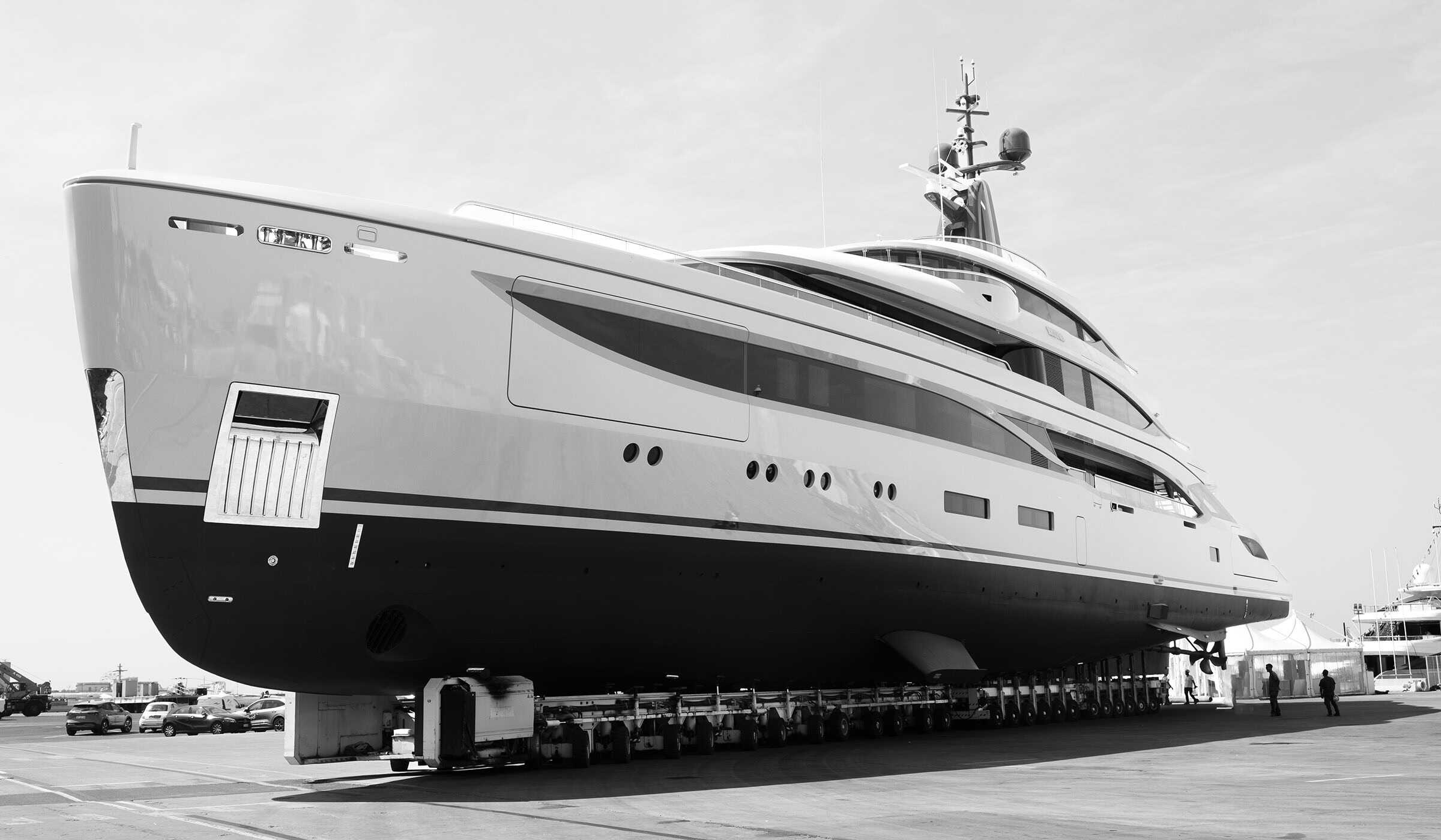Benetti MY Iryna launch_BW